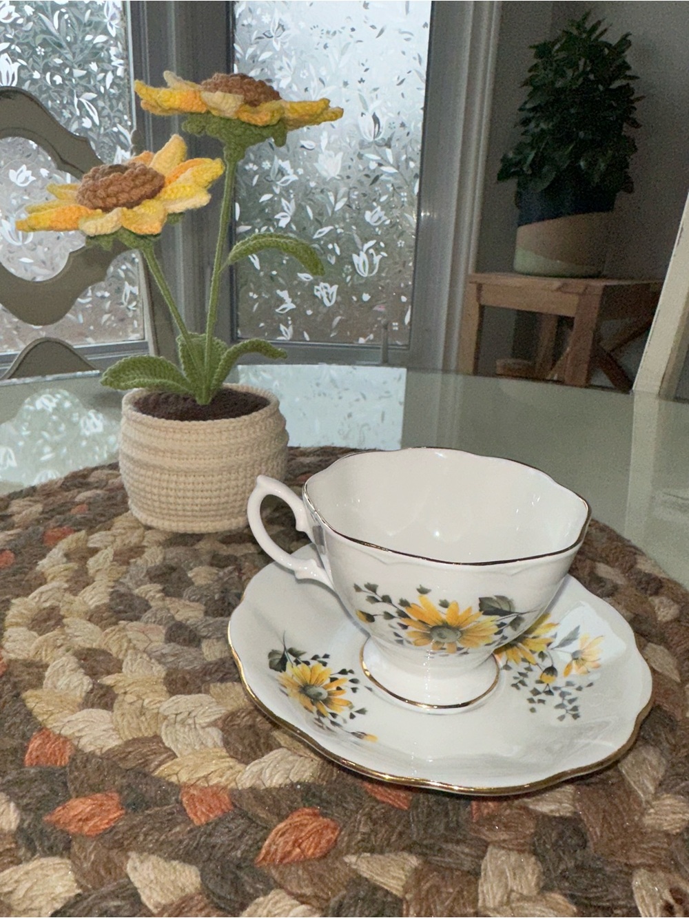 Vintage (1950) Royal Albert “Brown Eyed Susan” Teacup with Saucer